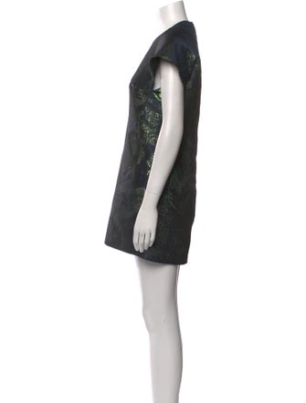 McQ Alexander McQueen Printed Mini Dress