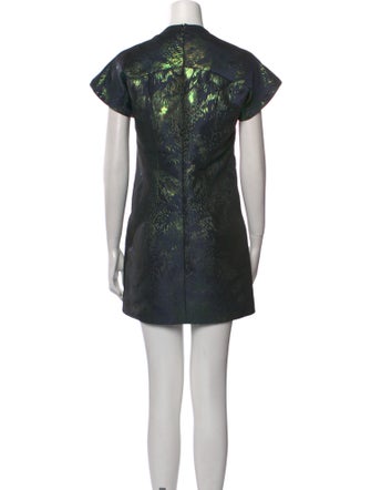 McQ Alexander McQueen Printed Mini Dress