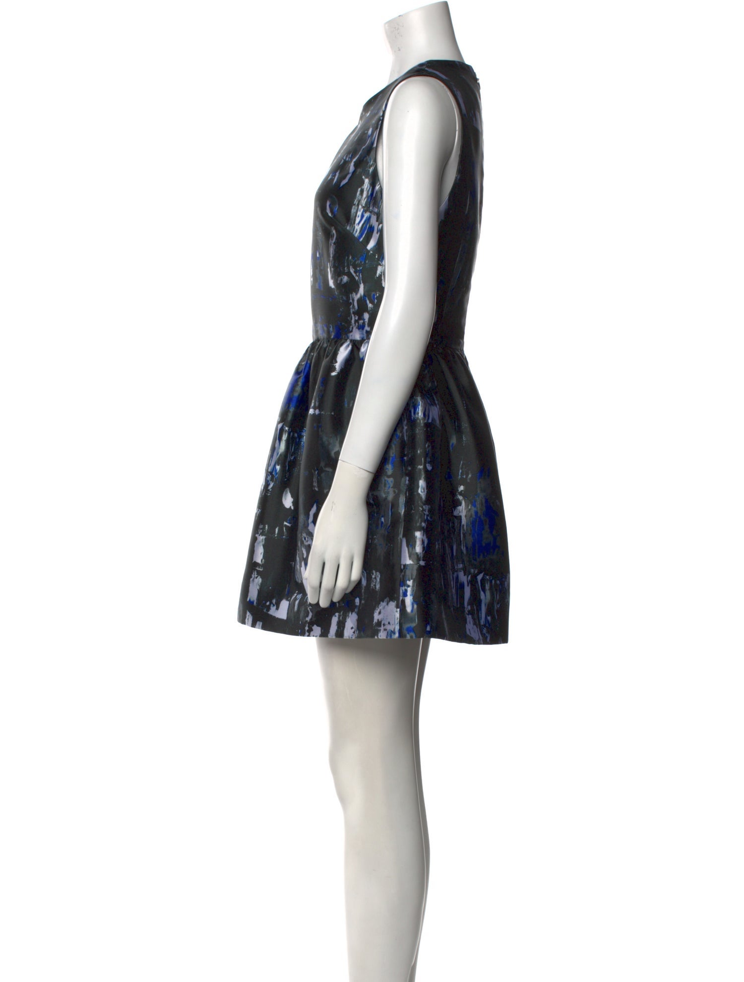 McQ Alexander McQueen Printed Mini Dress