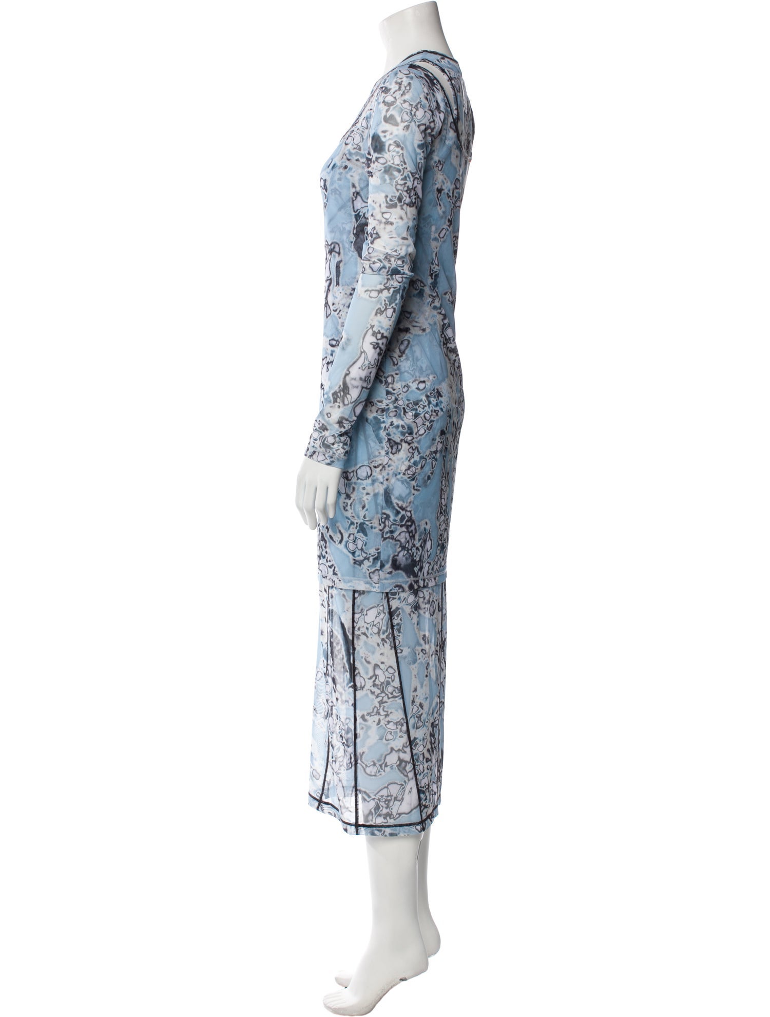 McQ Alexander McQueen Printed Dress Set