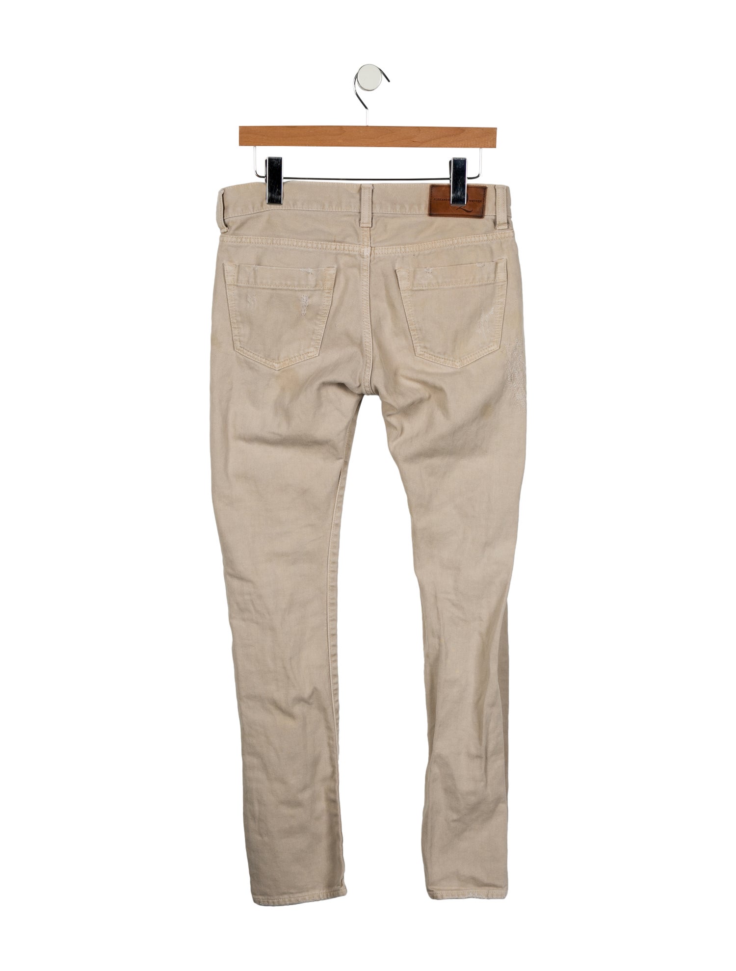 McQ Alexander McQueen Mid-Rise Straight Leg Jeans