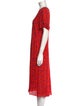McQ Alexander McQueen Silk Midi Length Dress
