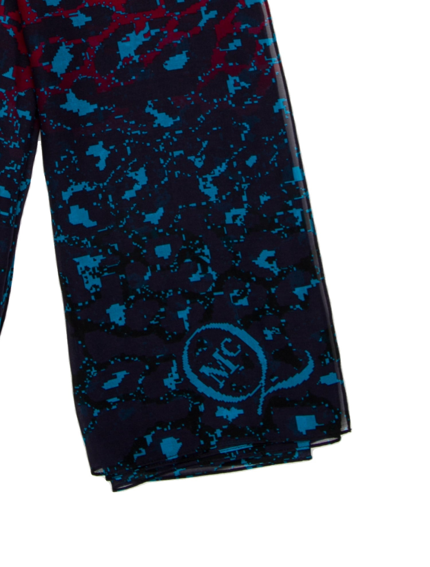 McQ Alexander McQueen Silk Animal Print Shawl