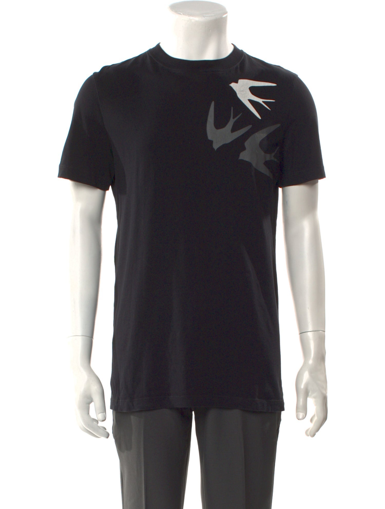 McQ Alexander McQueen Graphic Print Crew Neck T-Shirt