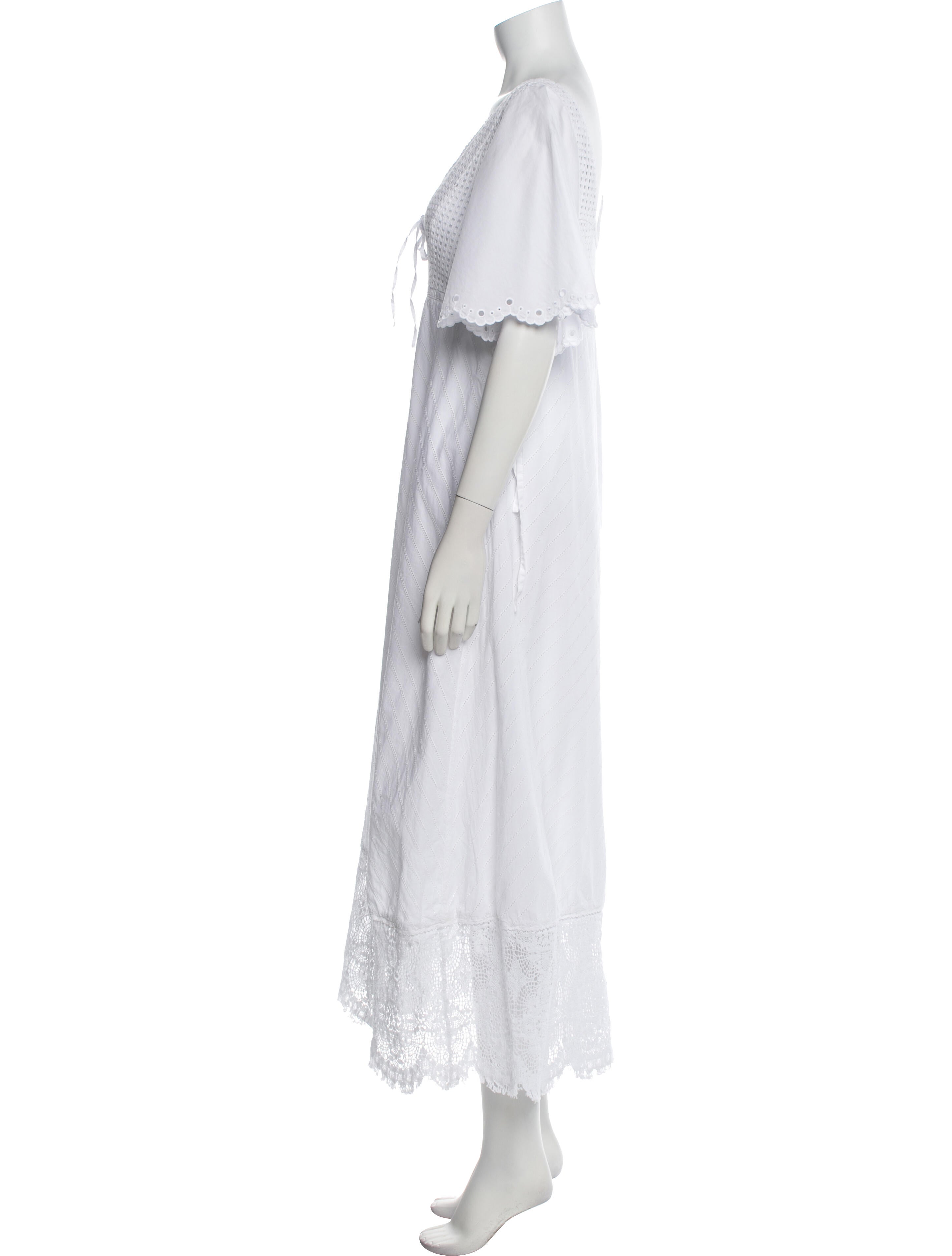 McQ Alexander McQueen V-Neck Long Dress