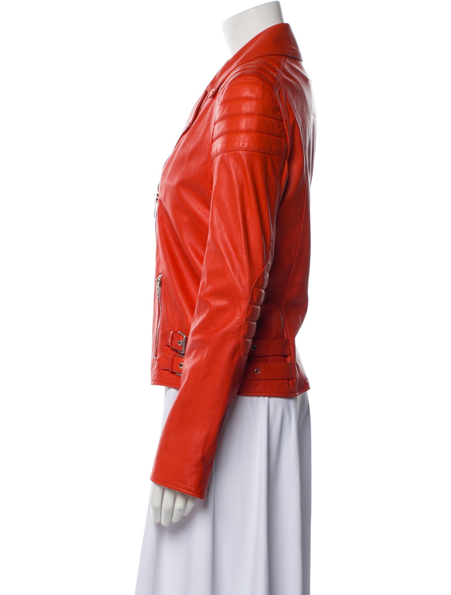 McQ Alexander McQueen Lamb Leather Biker Jacket w/ Tags