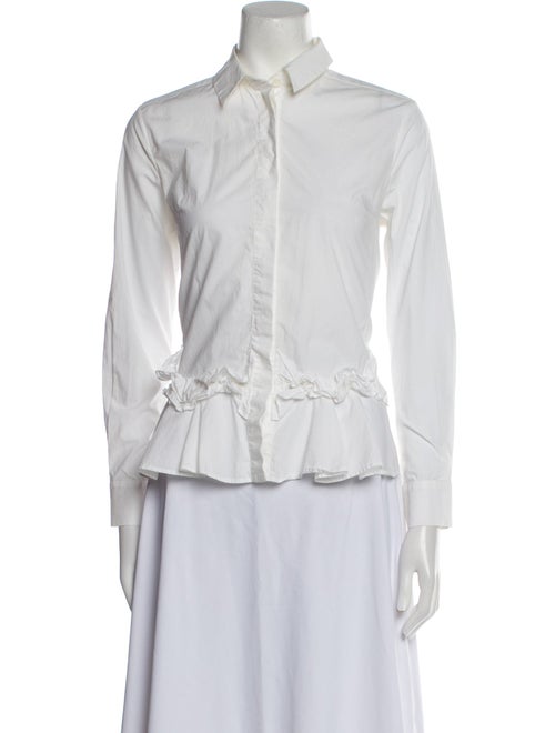 McQ Alexander McQueen Long Sleeve Button-Up Top