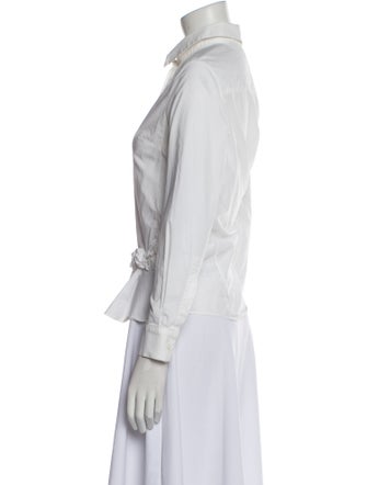 McQ Alexander McQueen Long Sleeve Button-Up Top