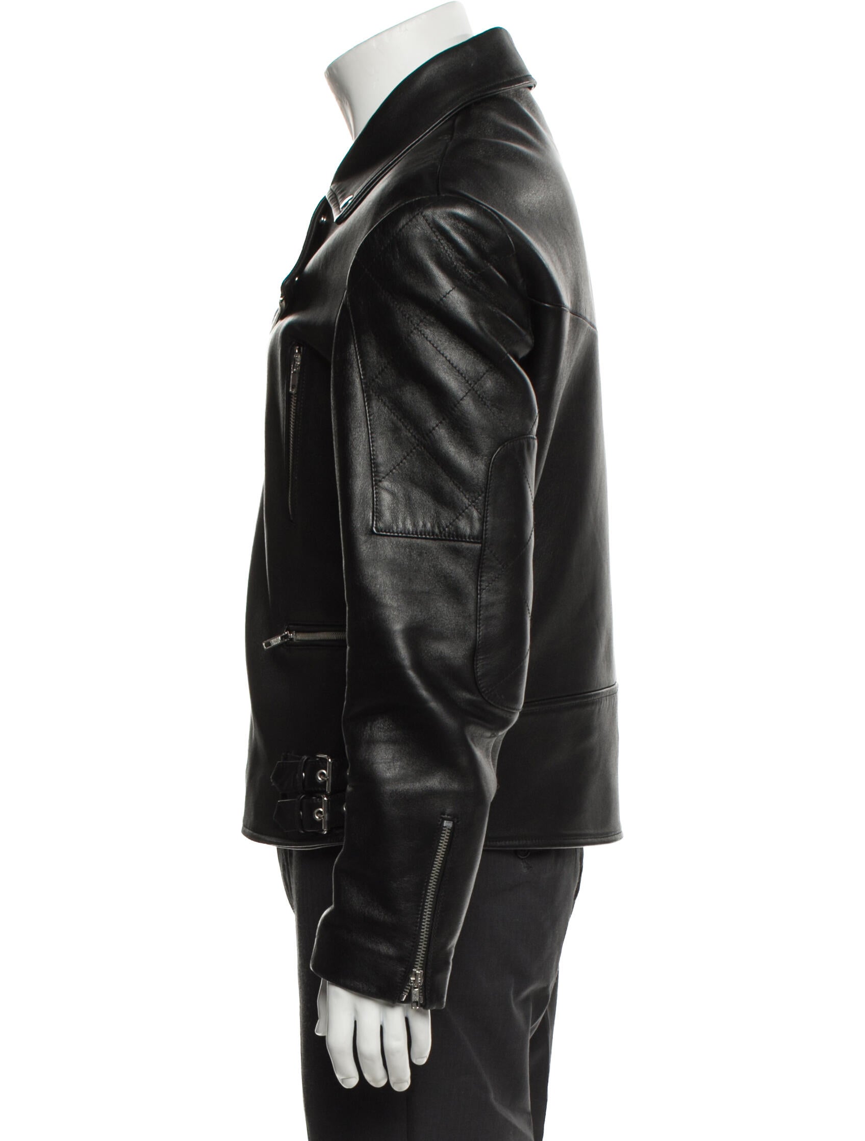 McQ Alexander McQueen Leather Moto Jacket