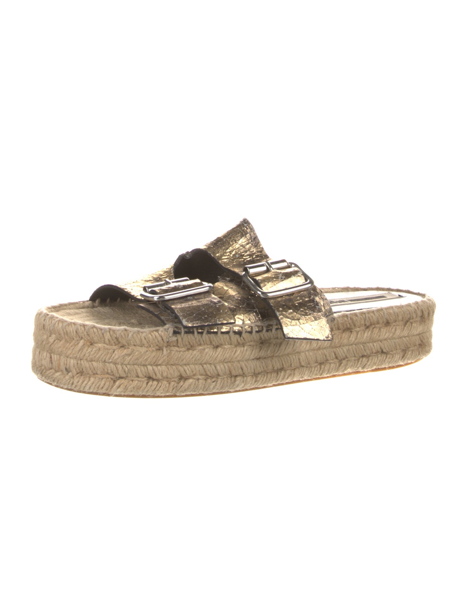 McQ Alexander McQueen Leather Espadrilles