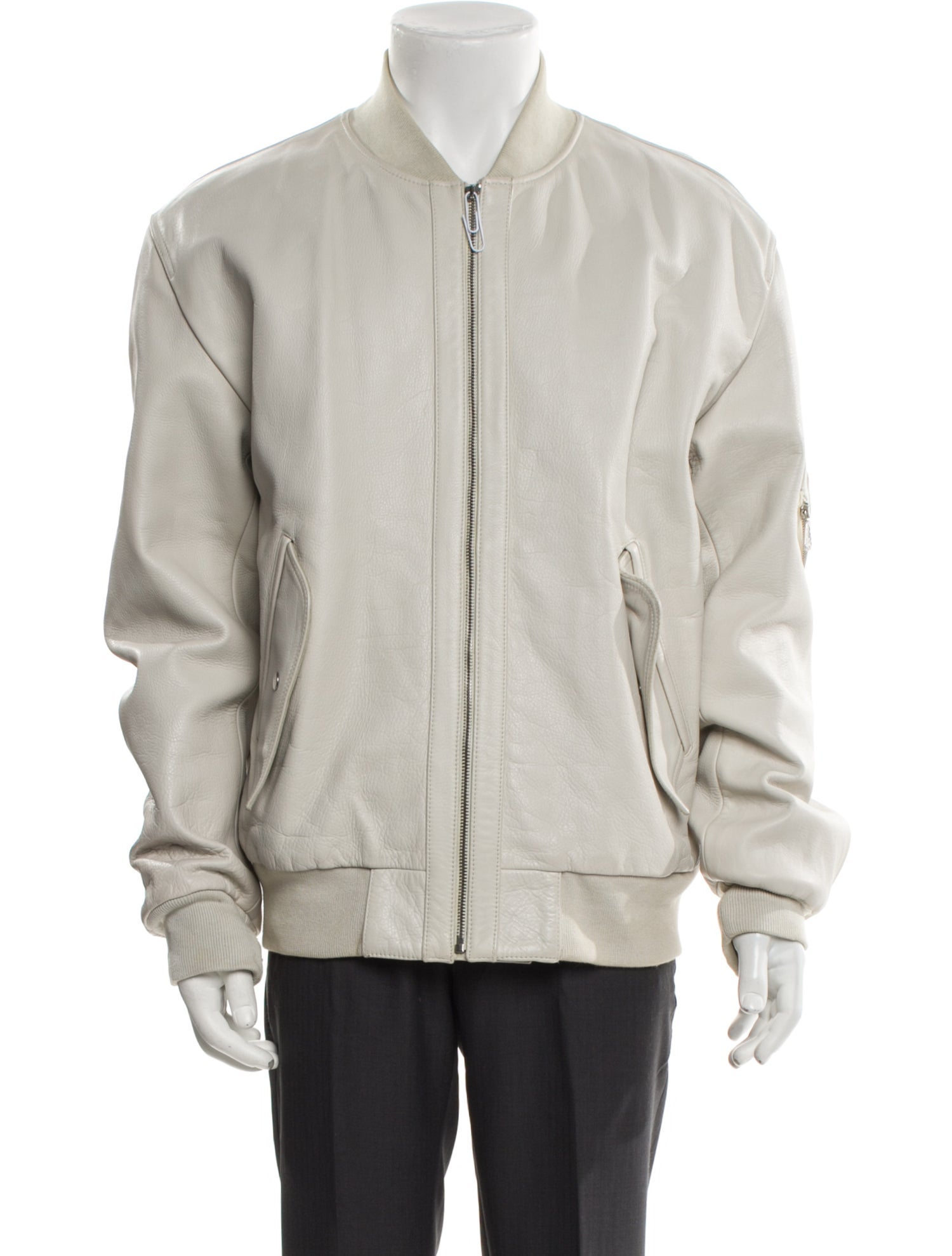McQ Alexander McQueen Calfskin Bomber Jacket
