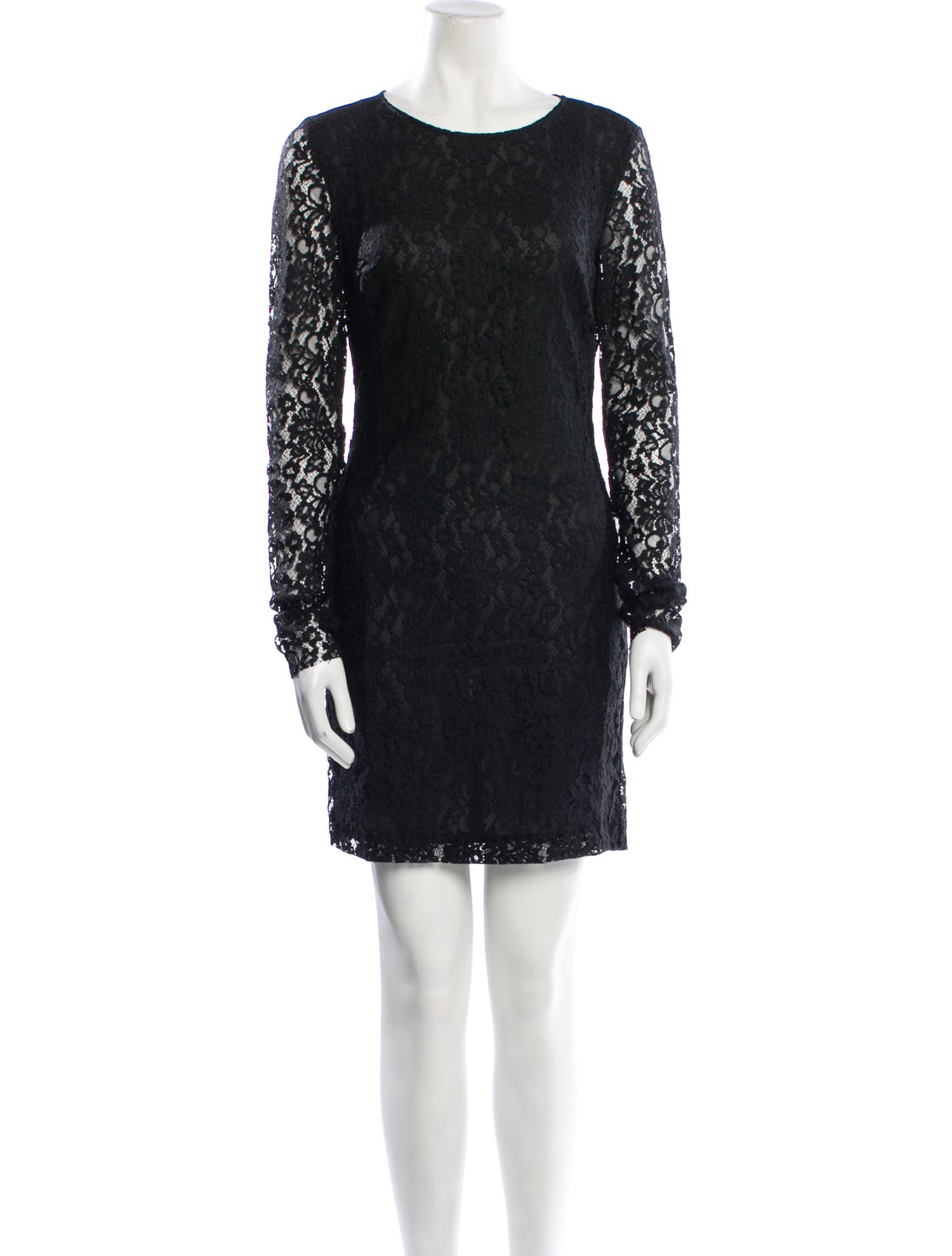 McQ Alexander McQueen Lace Pattern Mini Dress