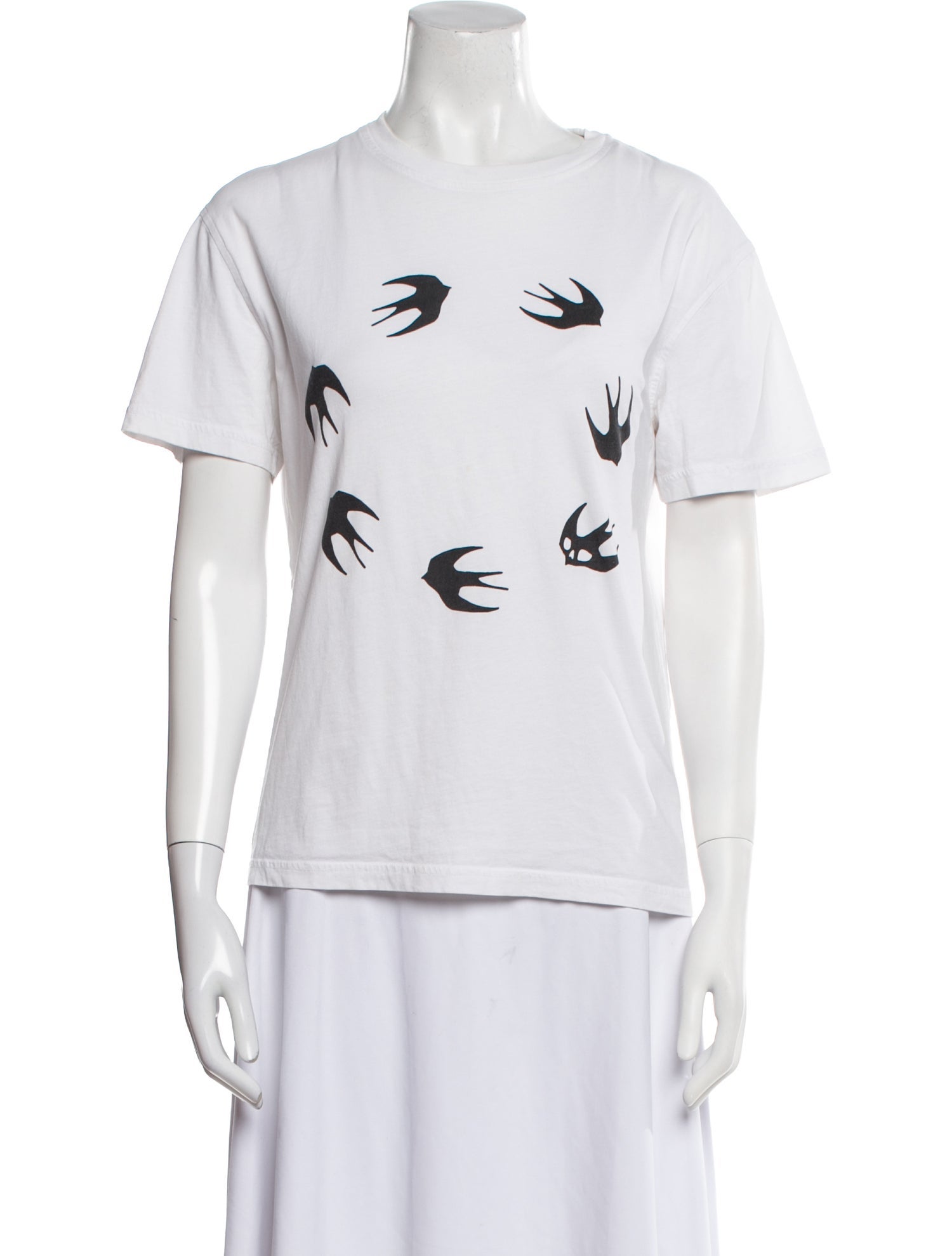 McQ Alexander McQueen Graphic Print Crew Neck T-Shirt