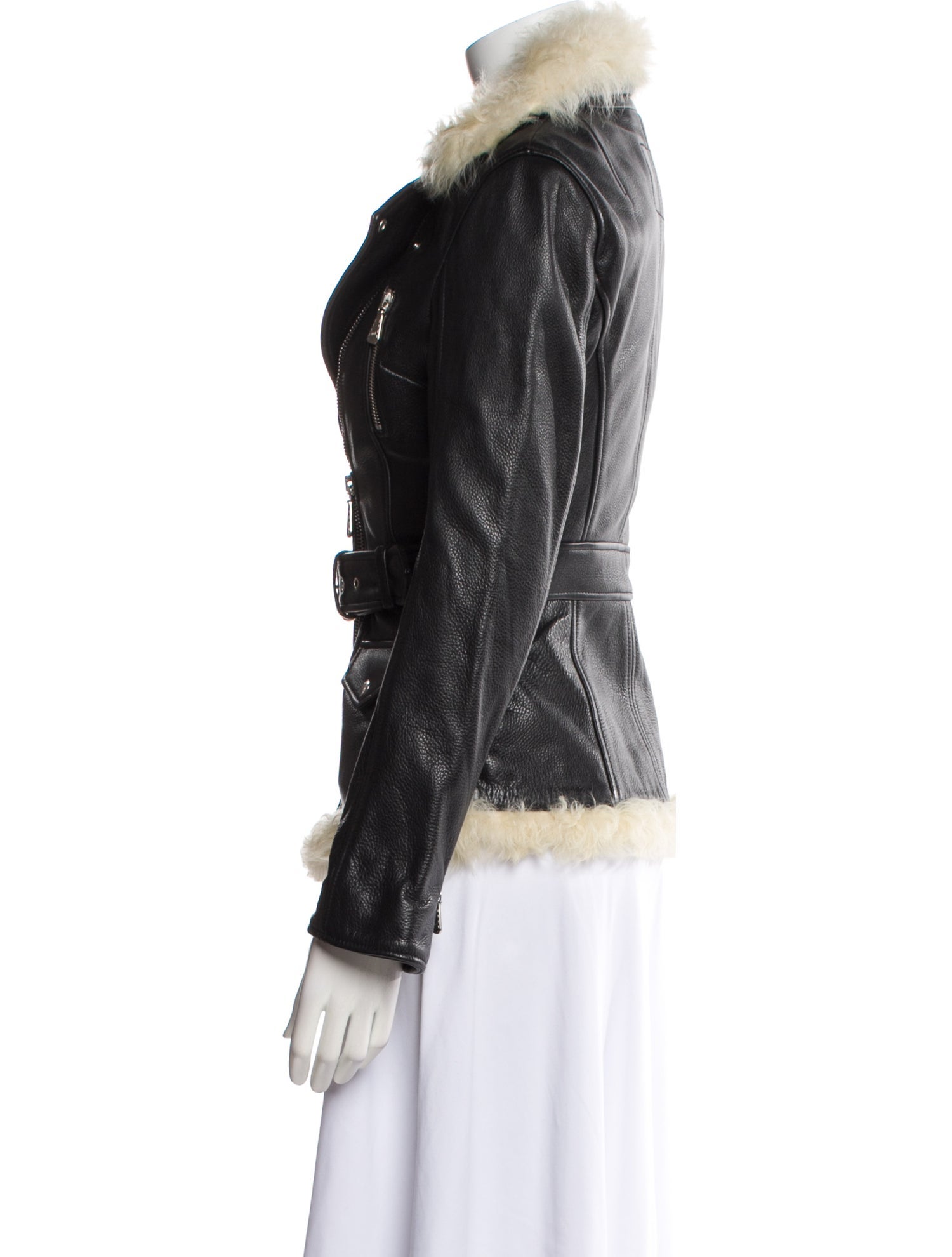 McQ Alexander McQueen Shearling Fur Jacket
