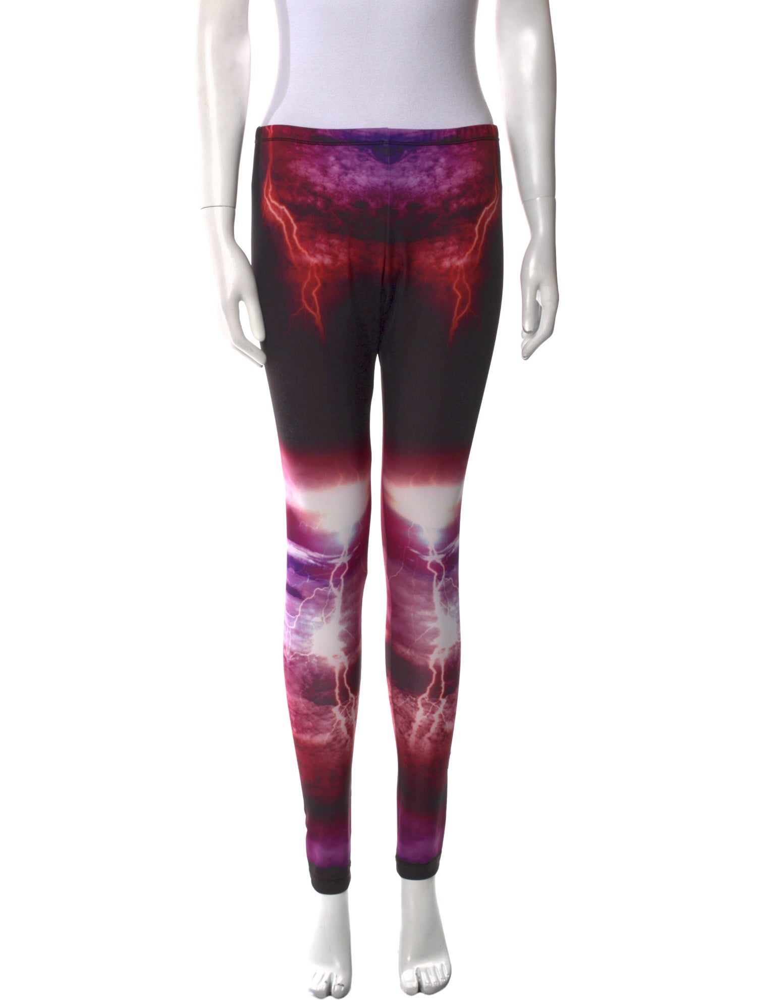 McQ Alexander McQueen Printed Skinny Leg Pants