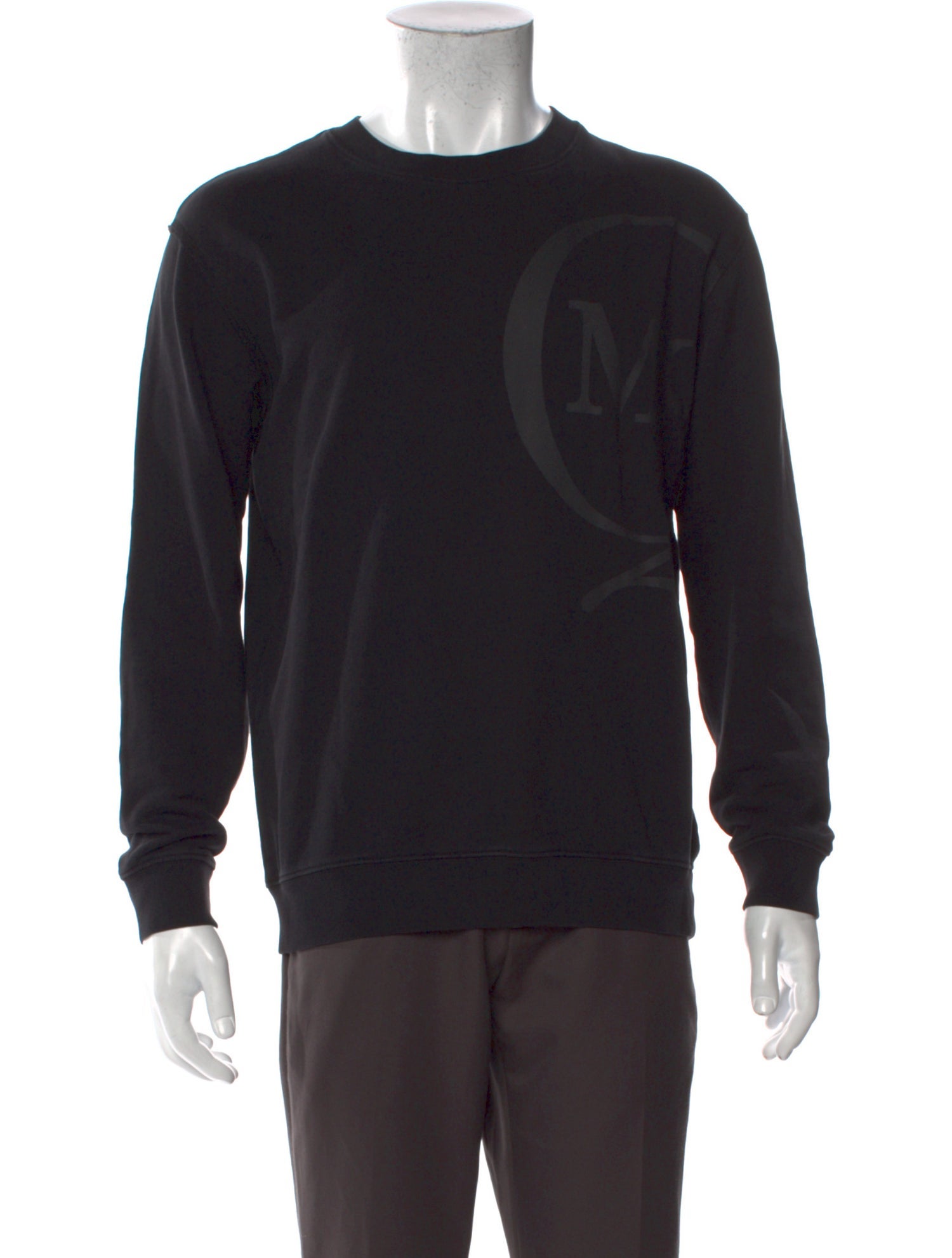 McQ Alexander McQueen Graphic Print Crew Neck Sweatshirt