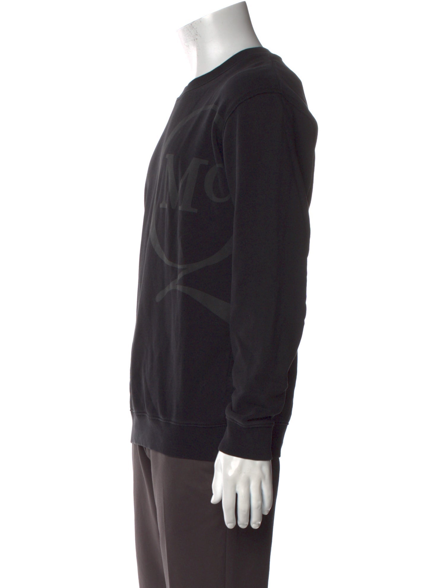 McQ Alexander McQueen Graphic Print Crew Neck Sweatshirt