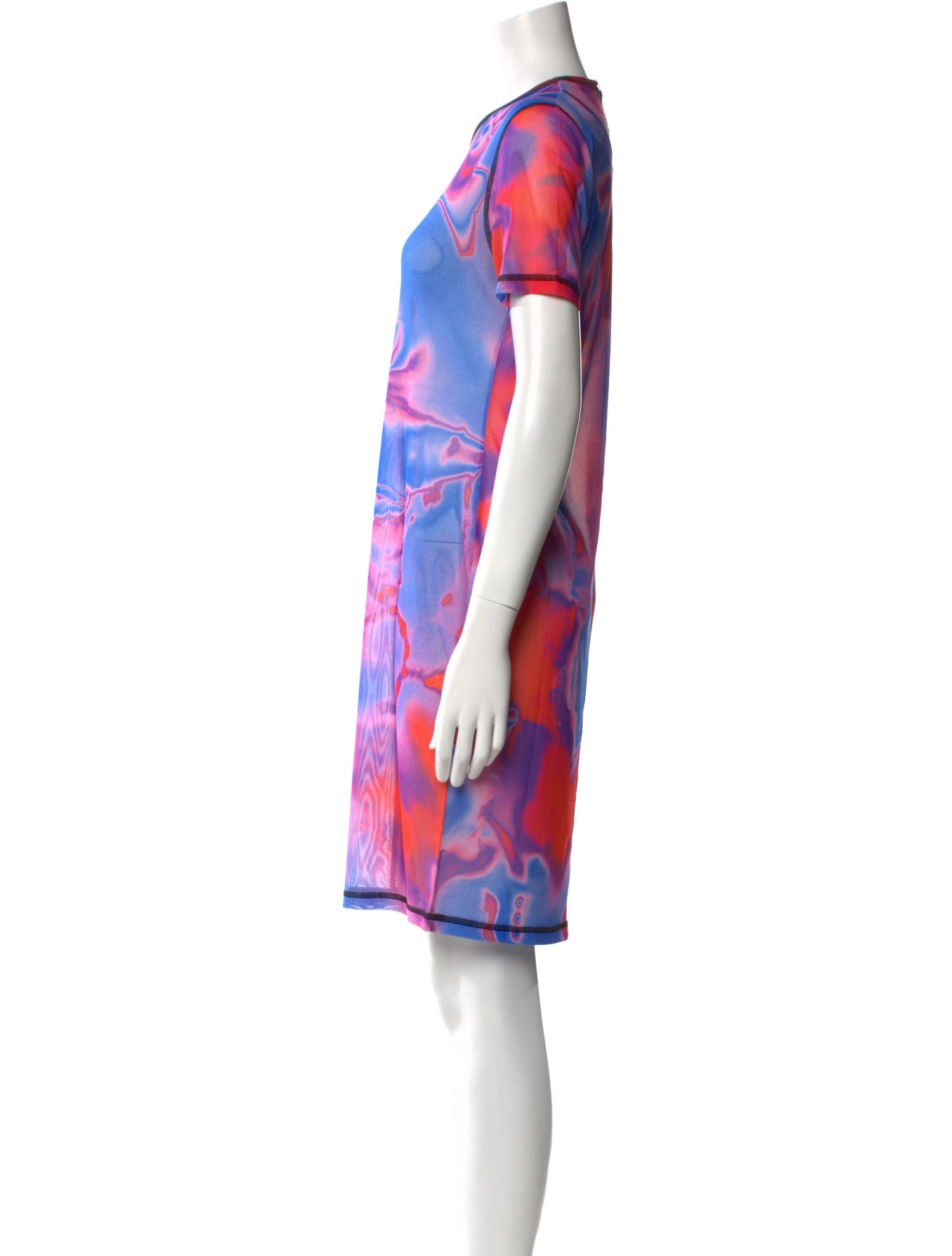 McQ Alexander McQueen Printed Knee-Length Dress