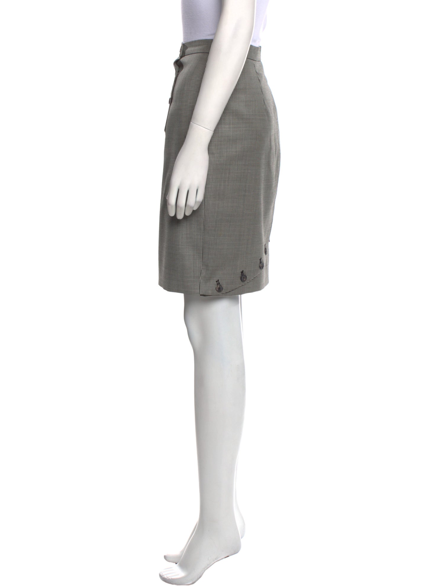 McQ Alexander McQueen Wool Knee-Length Skirt