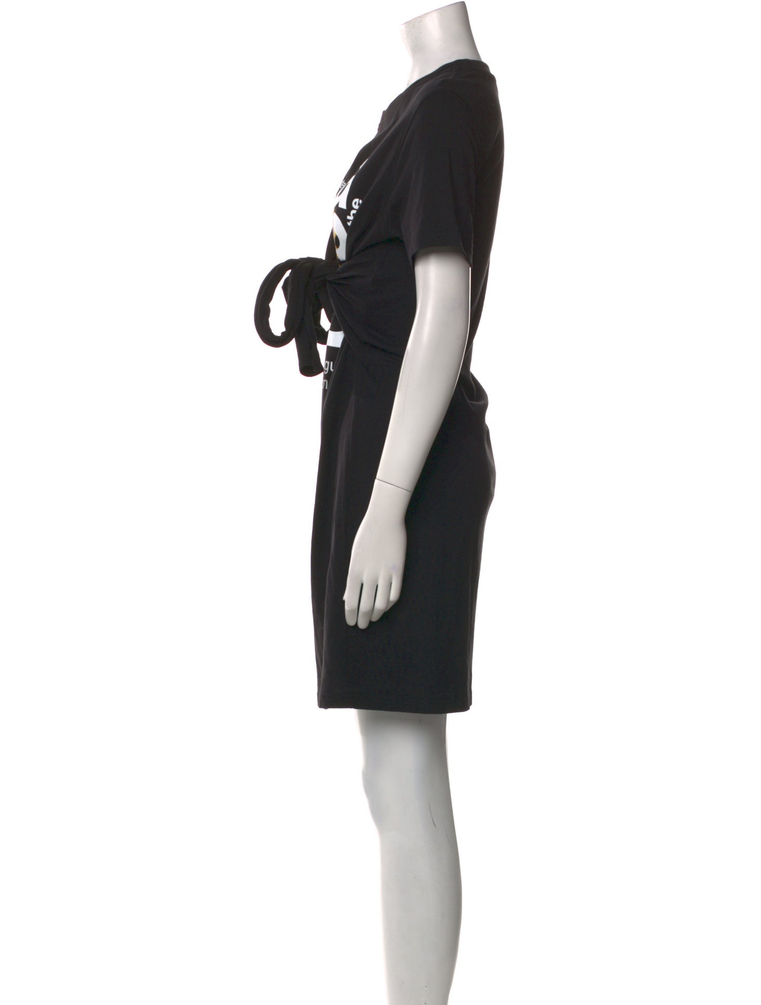 McQ Alexander McQueen Crew Neck Mini Dress