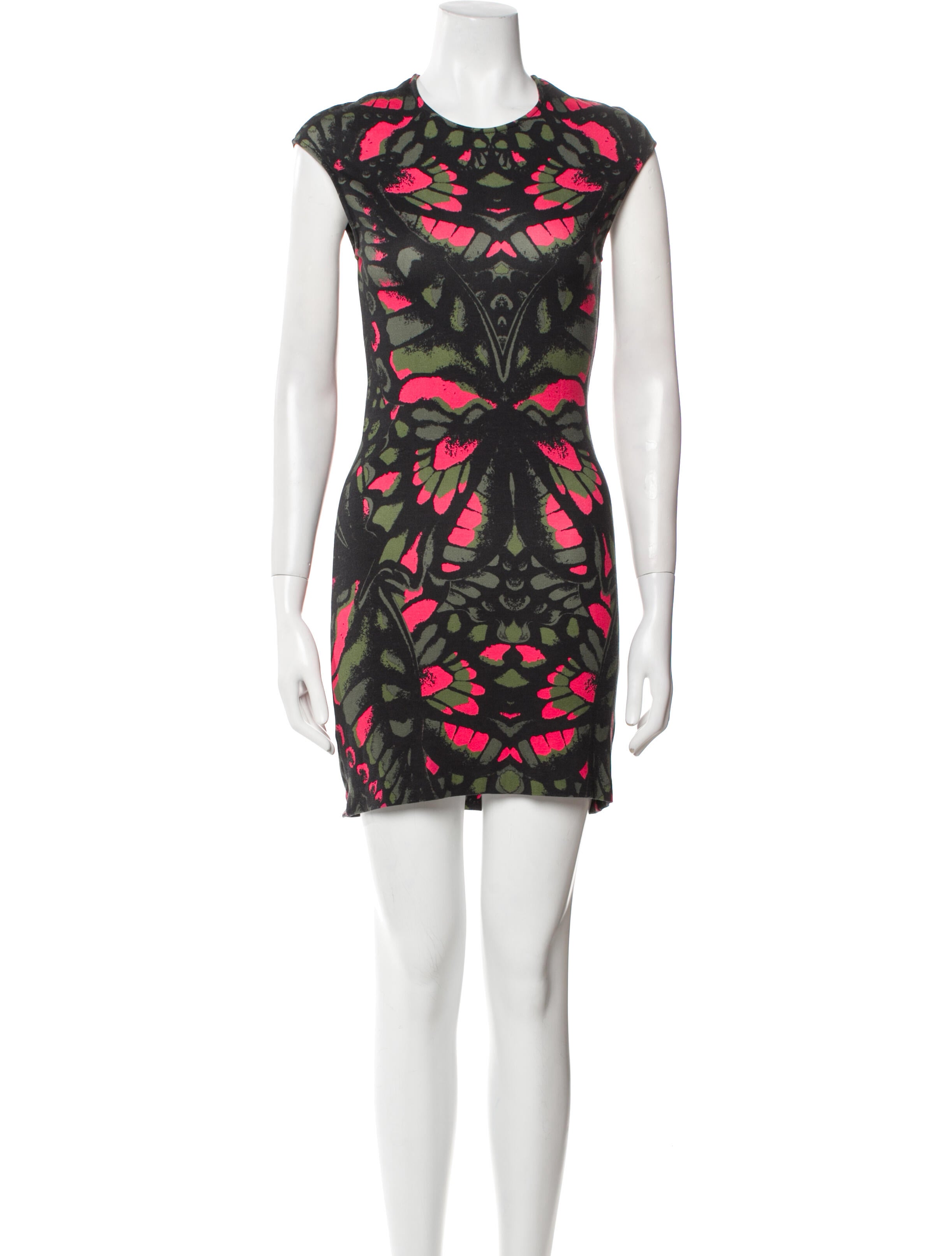 McQ Alexander McQueen Printed Mini Dress