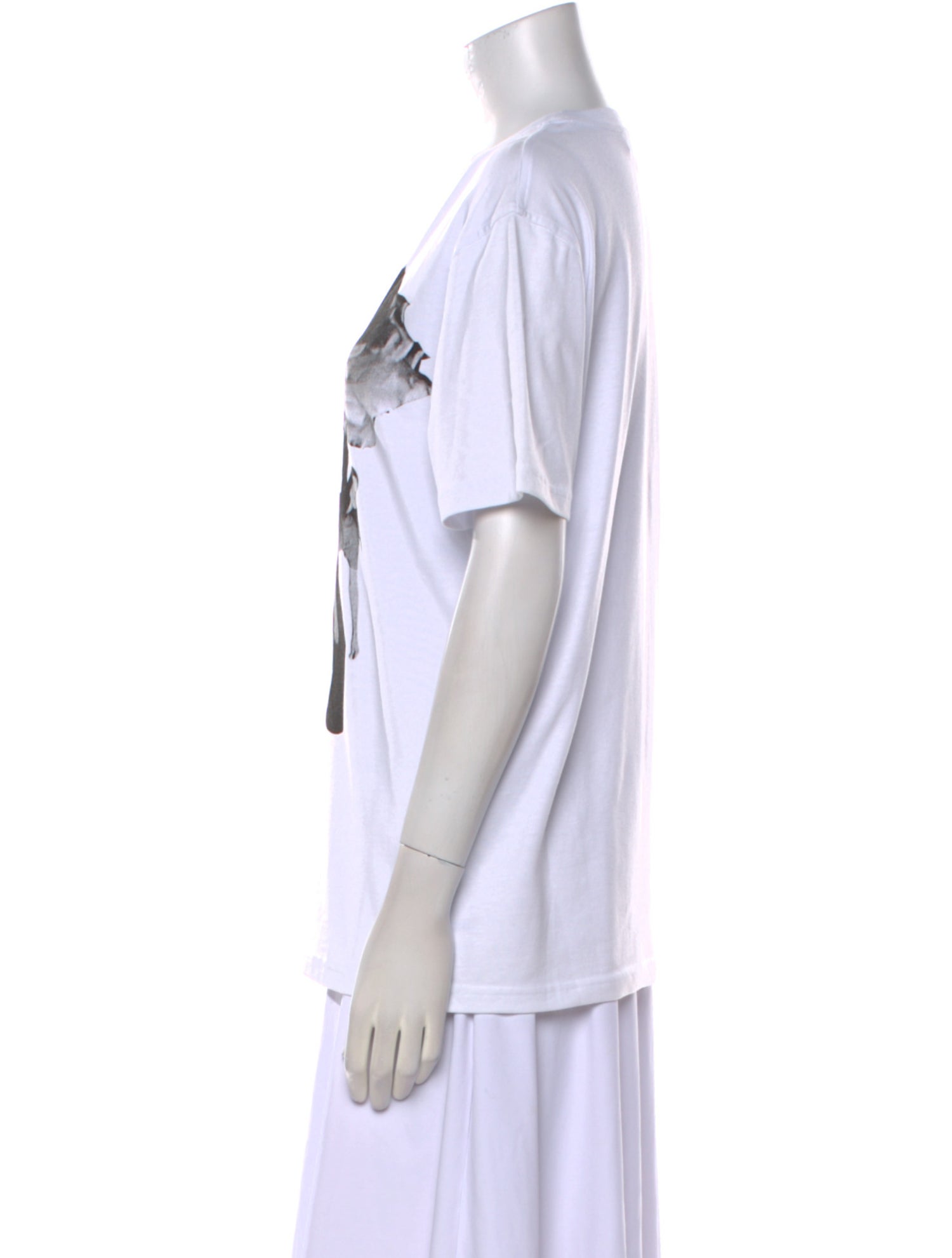 McQ Alexander McQueen Graphic Print Crew Neck T-Shirt