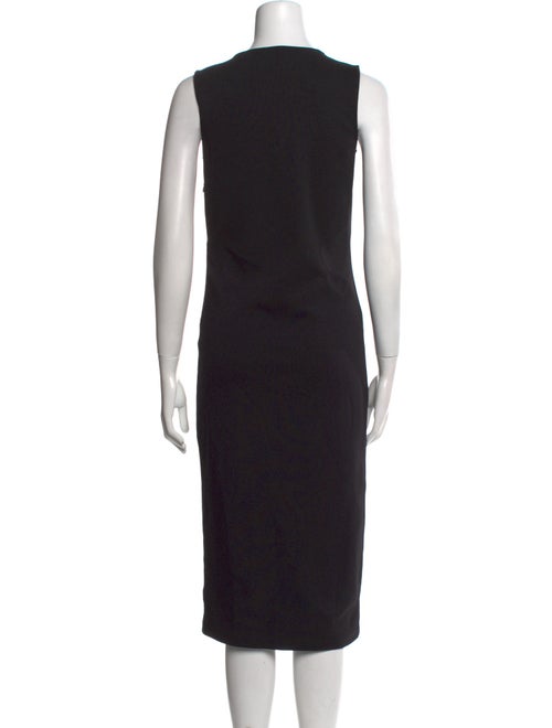 McQ Alexander McQueen Graphic Print Midi Length Dress