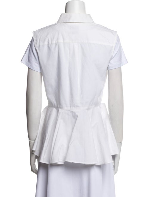 McQ Alexander McQueen Short Sleeve Button-Up Top