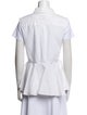 McQ Alexander McQueen Short Sleeve Button-Up Top