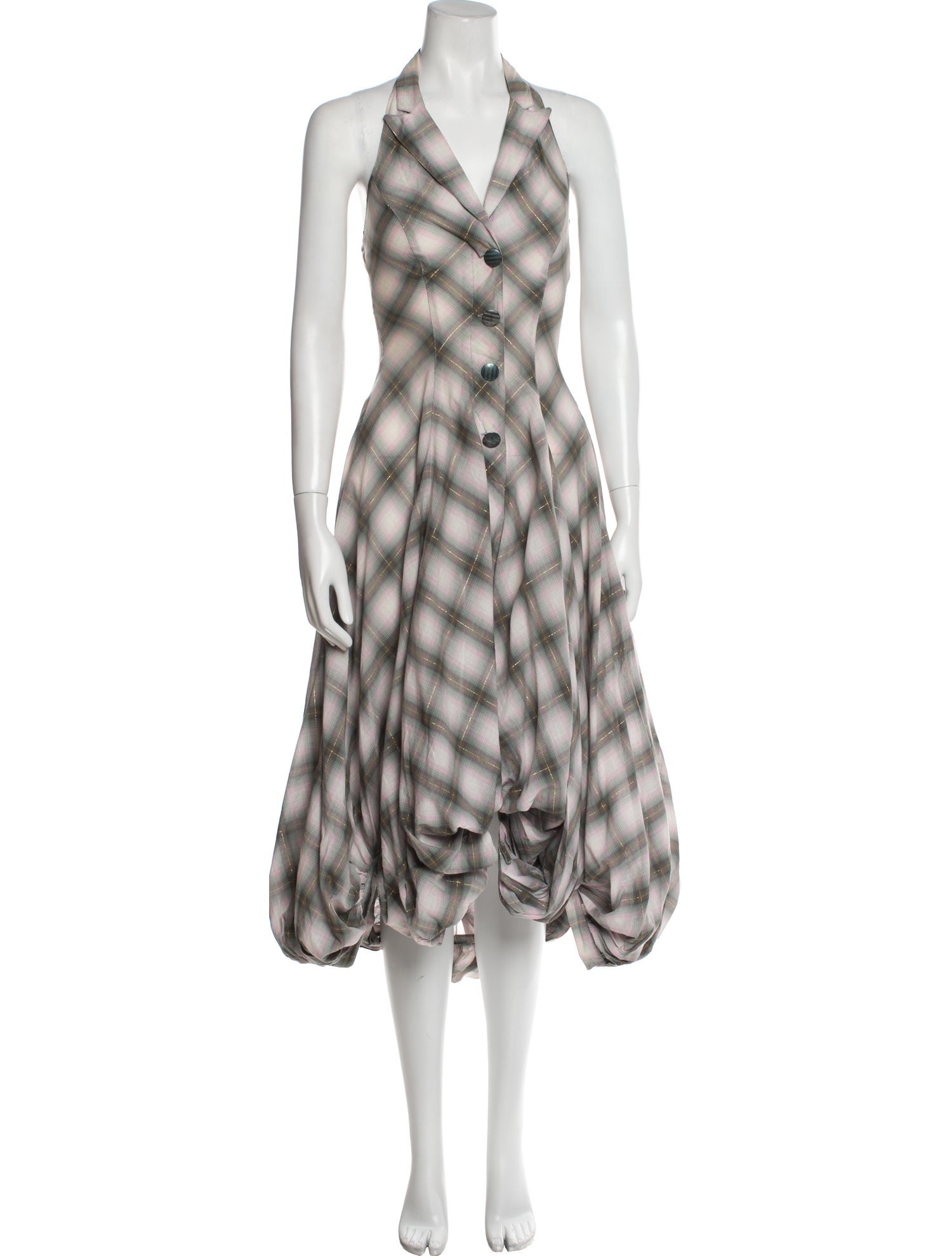 Fendi Zucca Bodycon Dress - Black Dresses, Clothing
