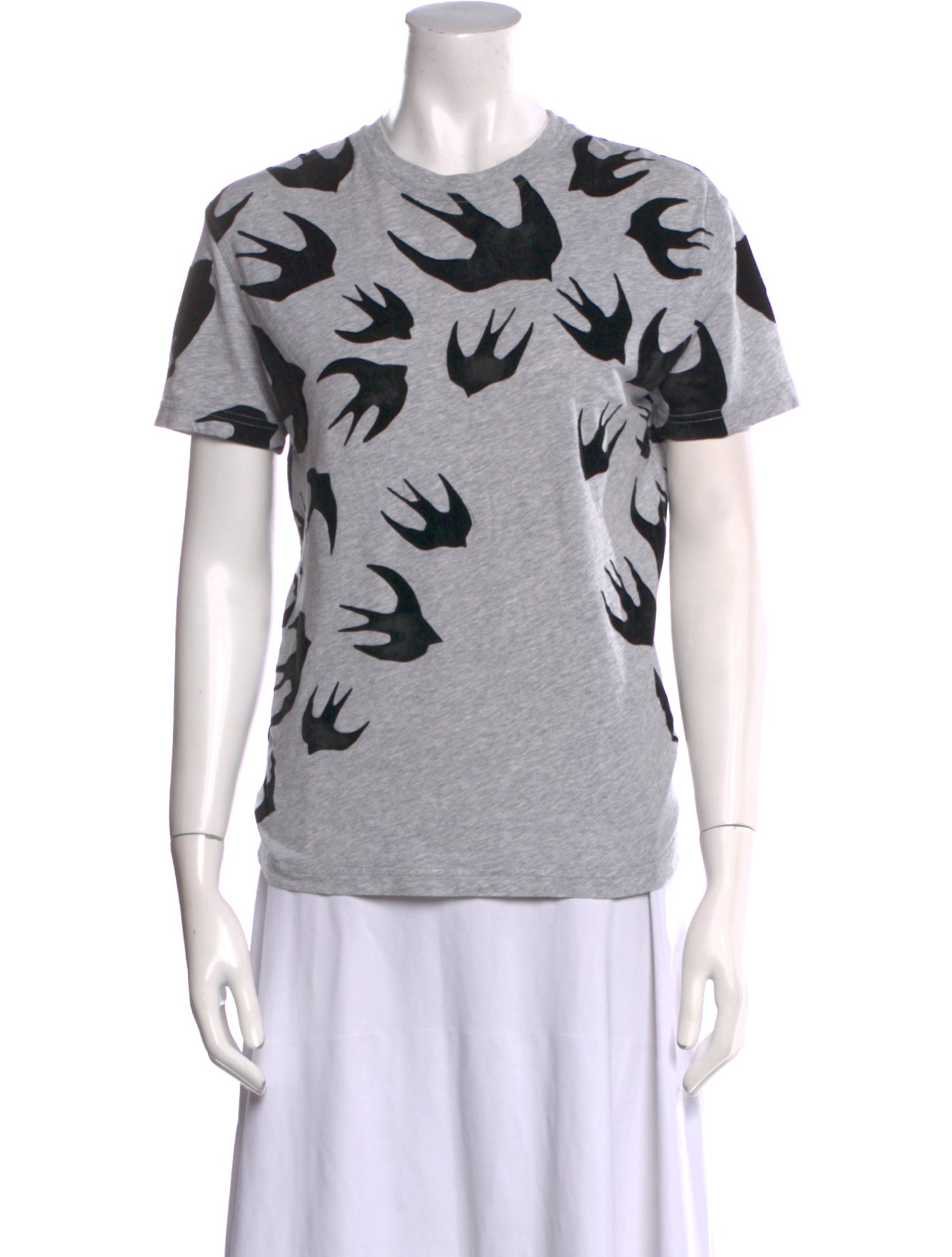 McQ Alexander McQueen Graphic Print Crew Neck T-Shirt