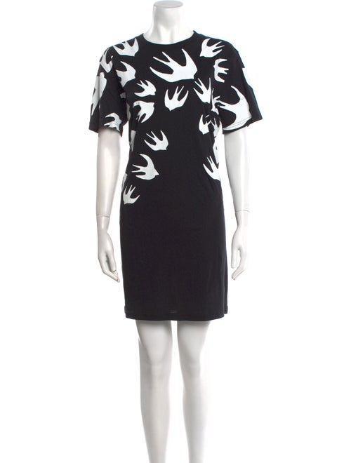 McQ Alexander McQueen Graphic Print Mini Dress