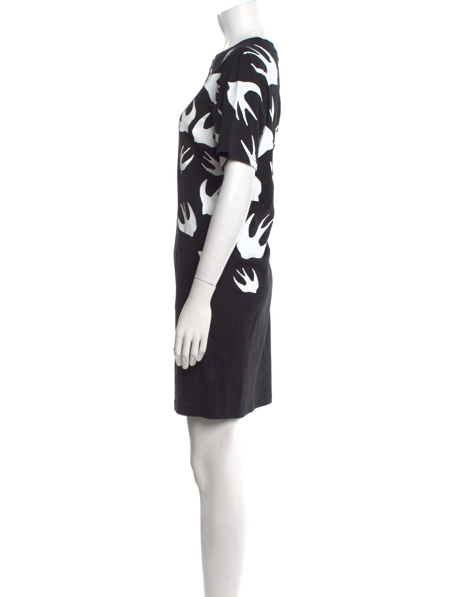 McQ Alexander McQueen Graphic Print Mini Dress