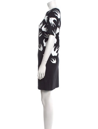 McQ Alexander McQueen Graphic Print Mini Dress