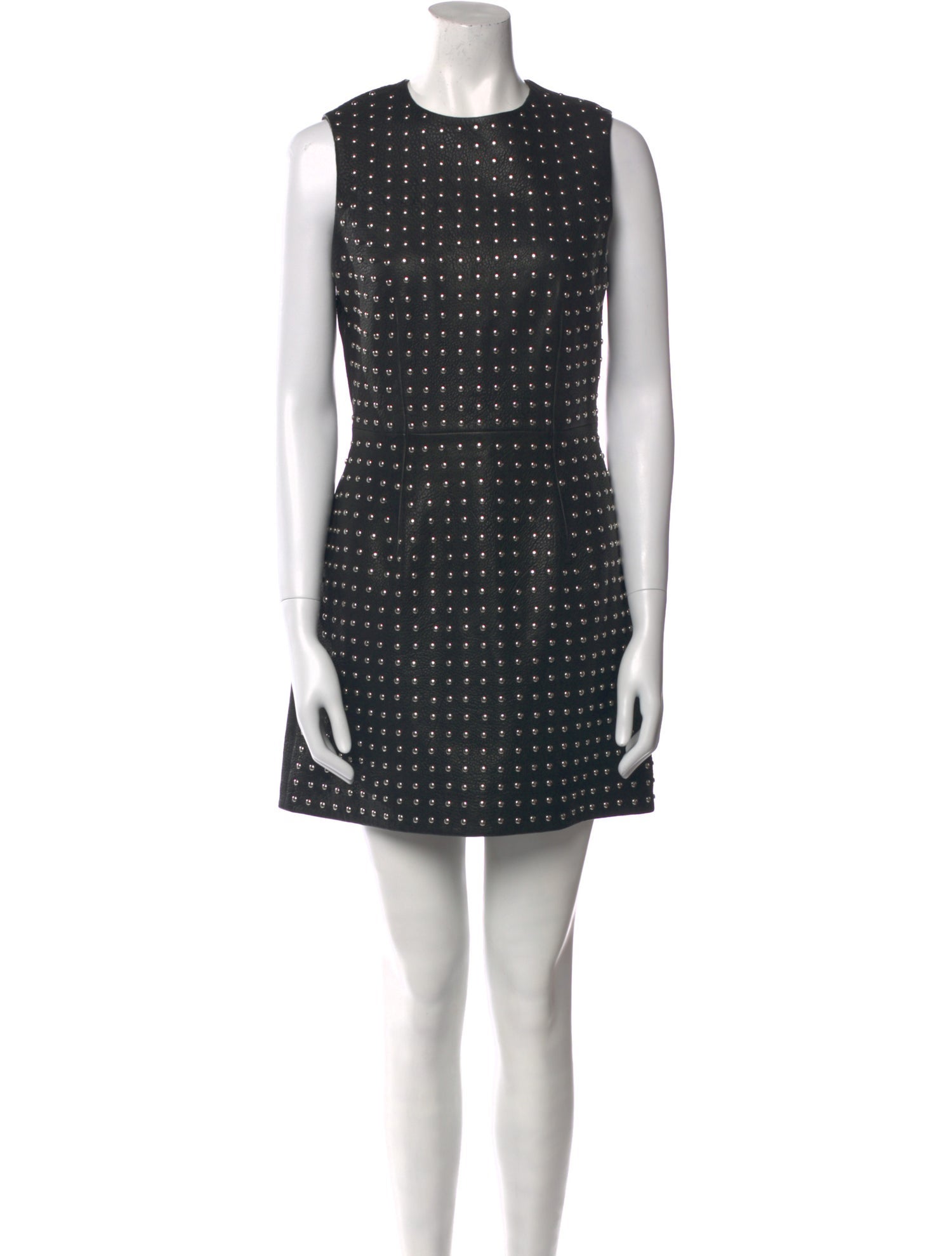 McQ Alexander McQueen Leather Mini Dress