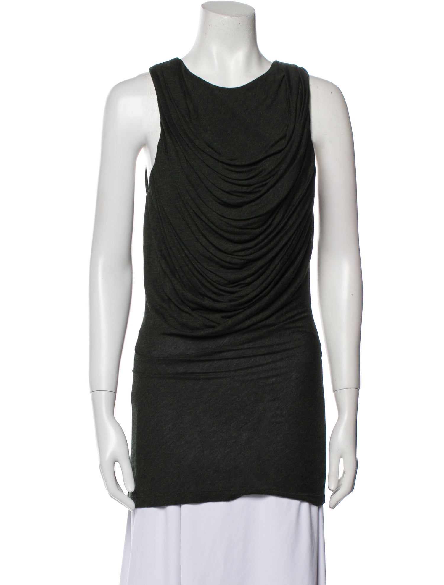 McQ Alexander McQueen Cowl Neck Sleeveless Tunic