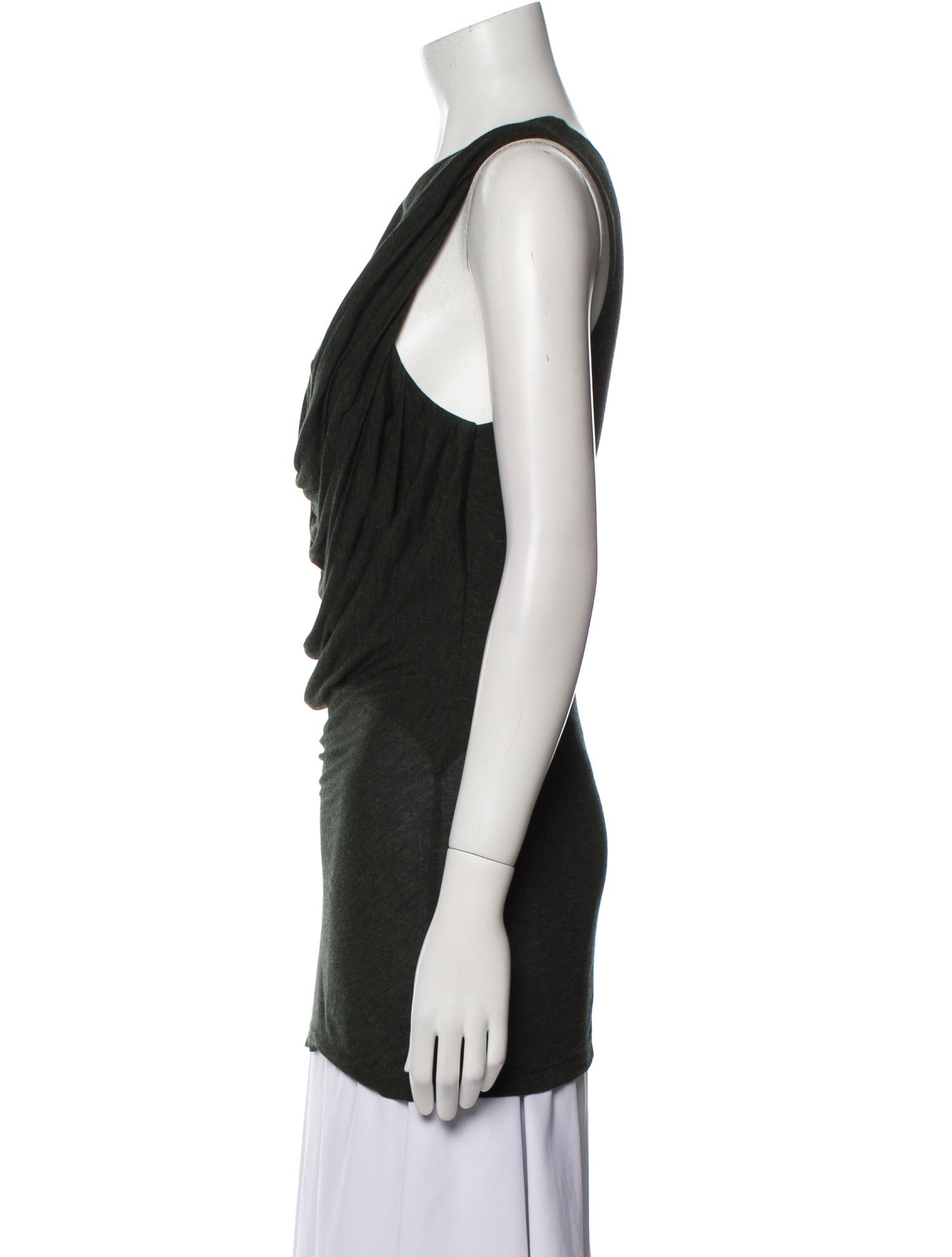 McQ Alexander McQueen Cowl Neck Sleeveless Tunic