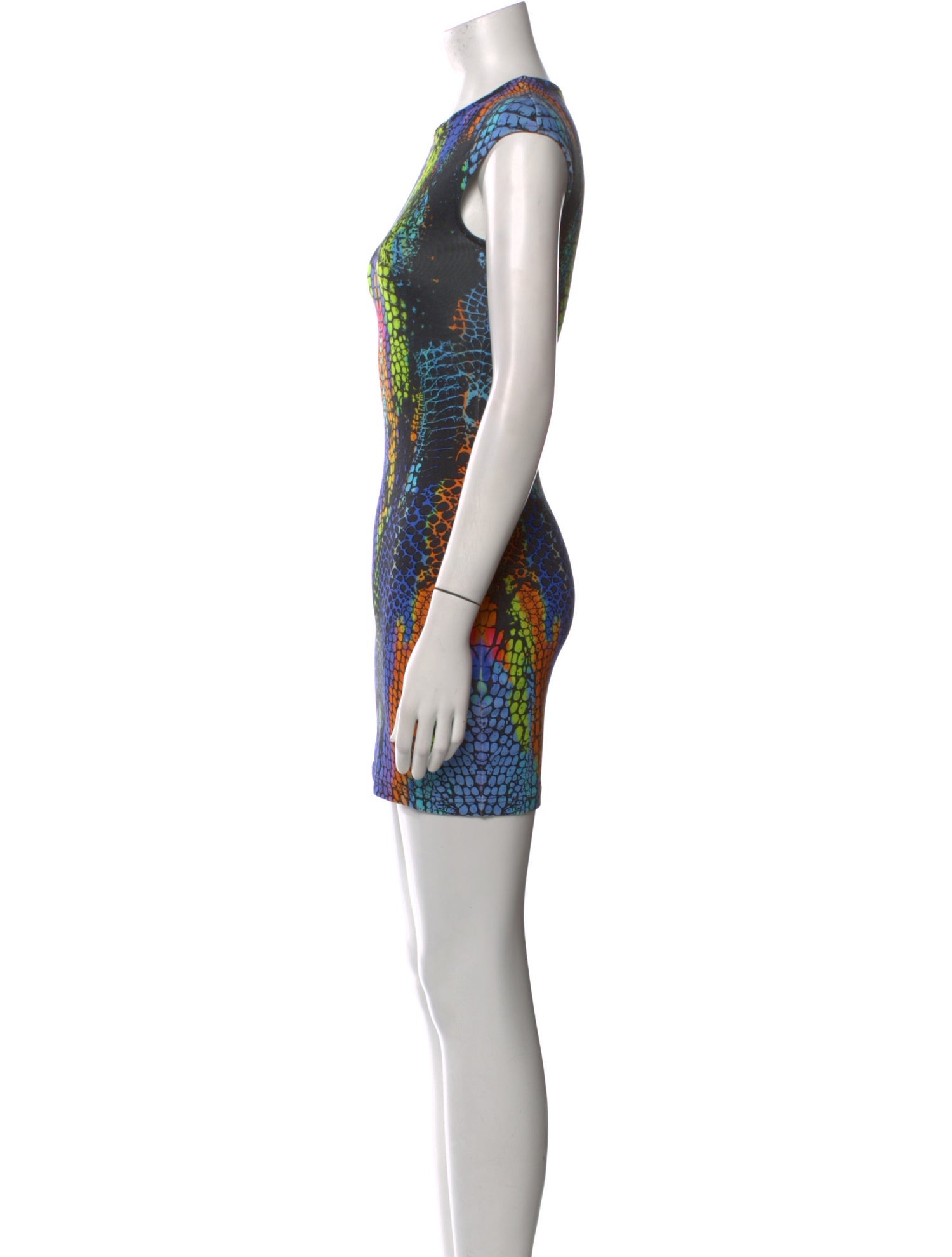 McQ Alexander McQueen Printed Mini Dress