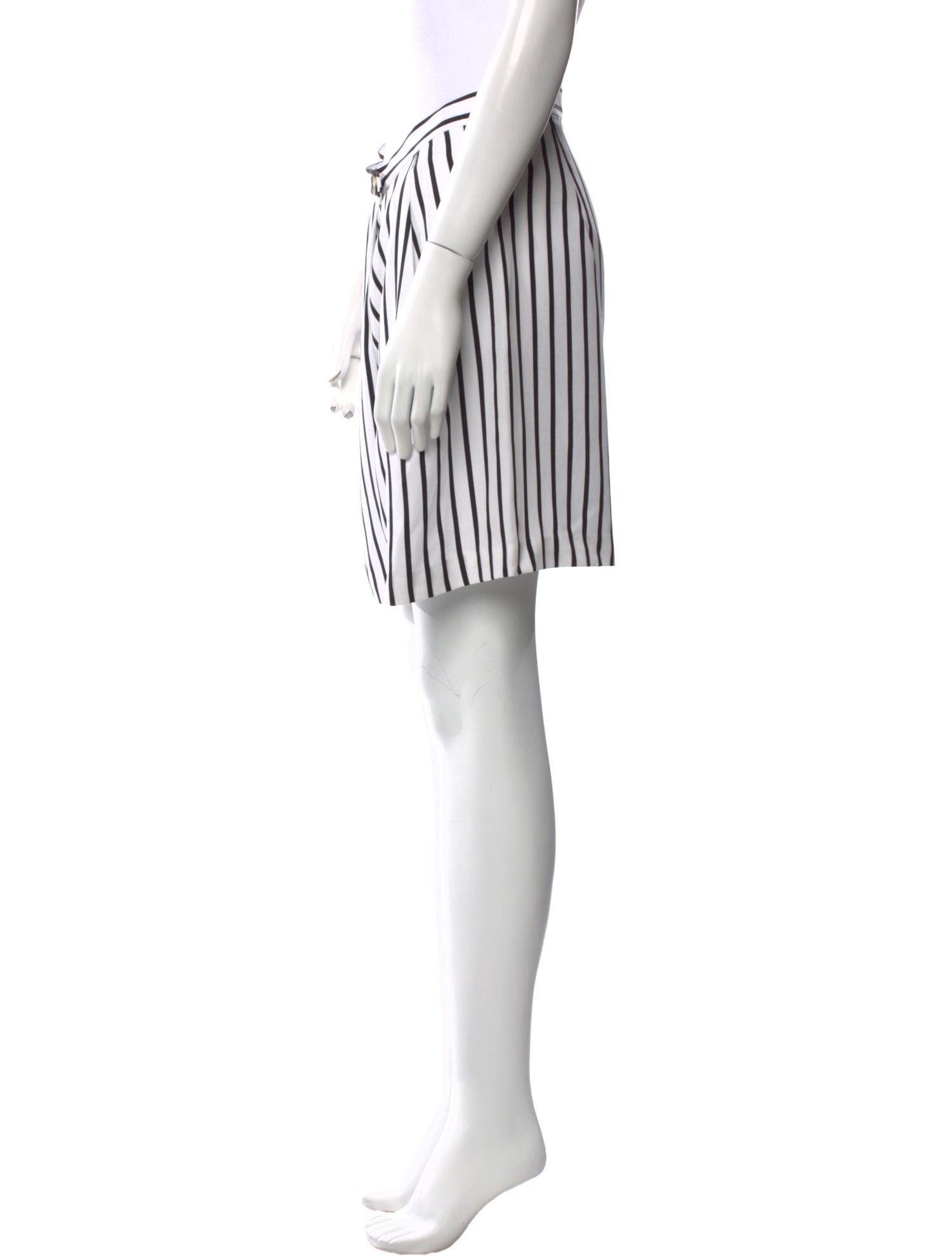 McQ Alexander McQueen Striped Knee-Length Shorts