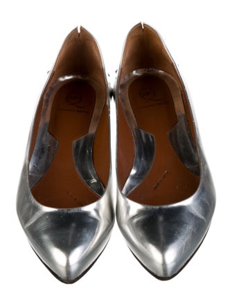 McQ Alexander McQueen Patent Leather Ballet Flats