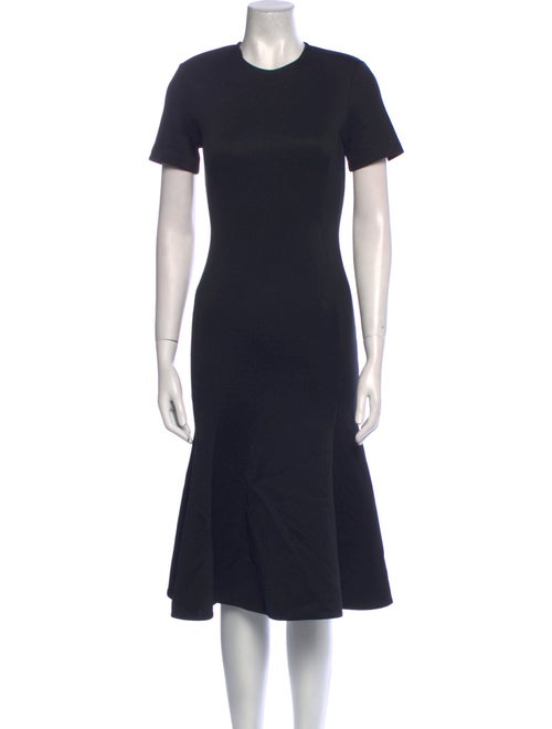 McQ Alexander McQueen Crew Neck Midi Length Dress
