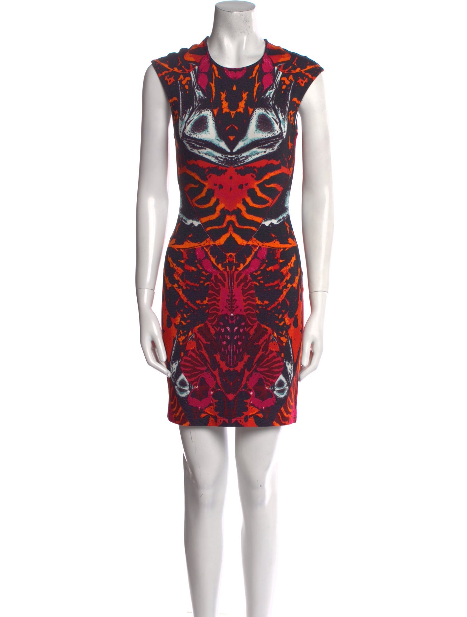 McQ Alexander McQueen Printed Mini Dress