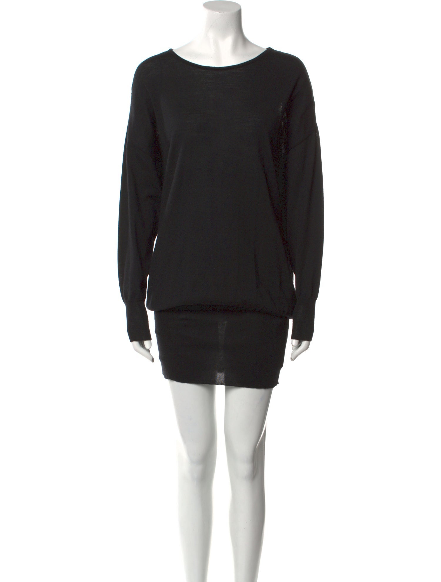 McQ Alexander McQueen Virgin Wool Mini Dress
