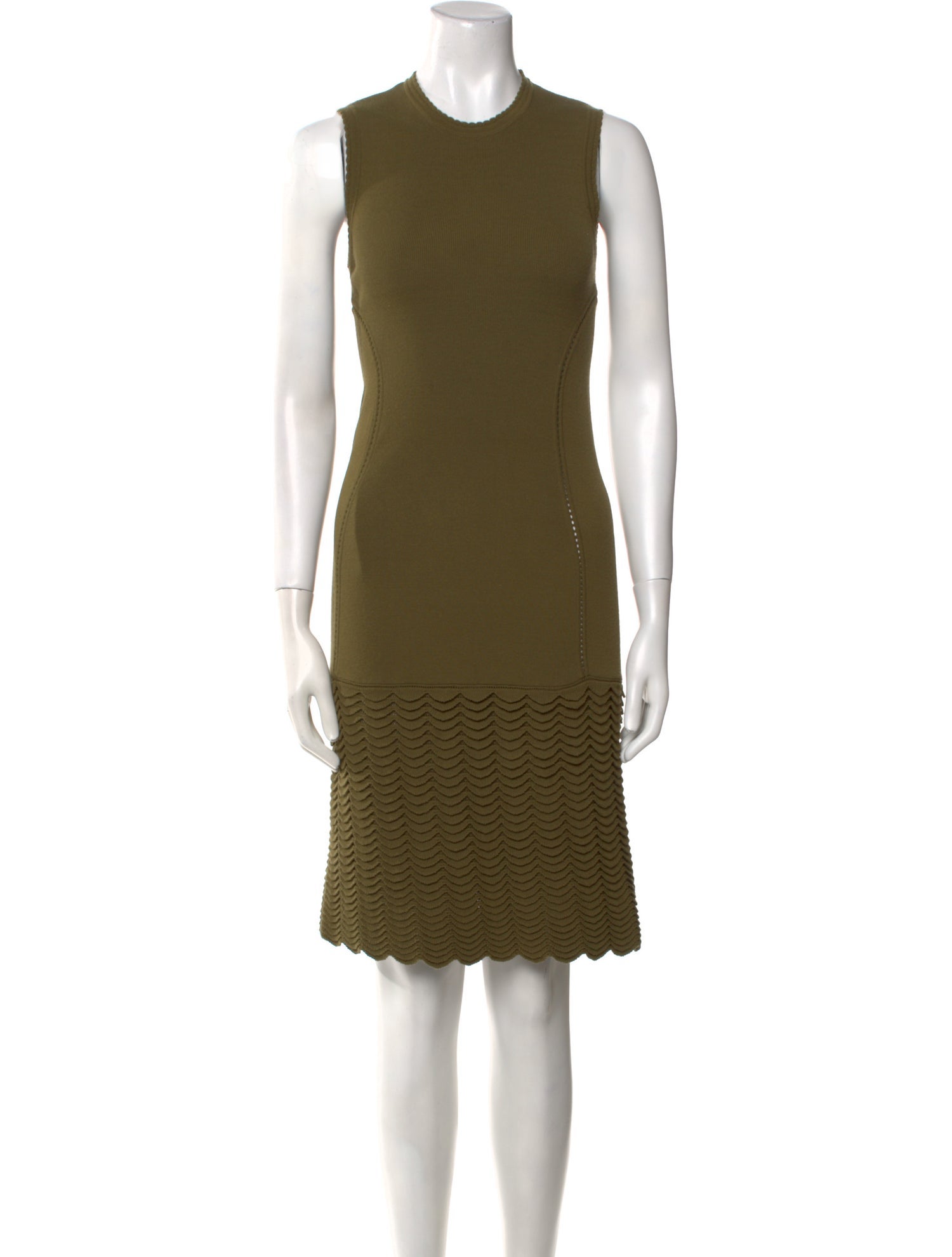 McQ Alexander McQueen Crew Neck Knee-Length Dress