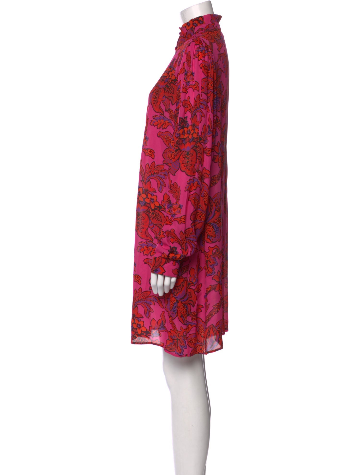 McQ Alexander McQueen Silk Knee-Length Dress