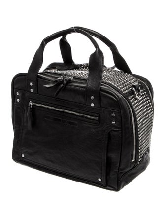 McQ Alexander McQueen Leather Top Handle Bag