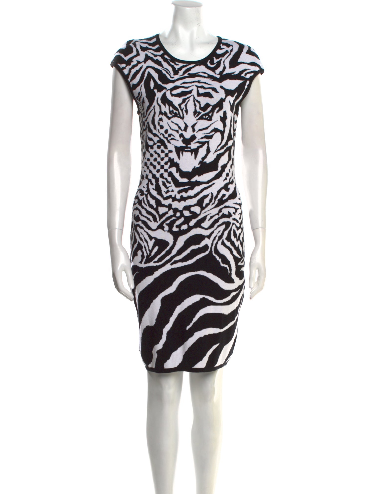 McQ Alexander McQueen Animal Print Knee-Length Dress w/ Tags