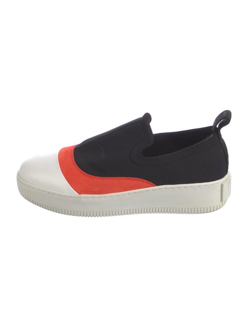 McQ Alexander McQueen Neoprene Colorblock Pattern Sneakers