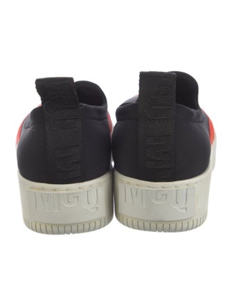 McQ Alexander McQueen Neoprene Colorblock Pattern Sneakers