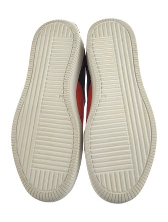 McQ Alexander McQueen Neoprene Colorblock Pattern Sneakers